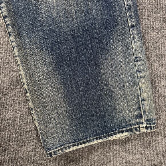 Rare Y2K Vintage LRG Double Sided Embroidered Jeans Grass Roots Men’s Size 36x32 - Picture 8 of 12